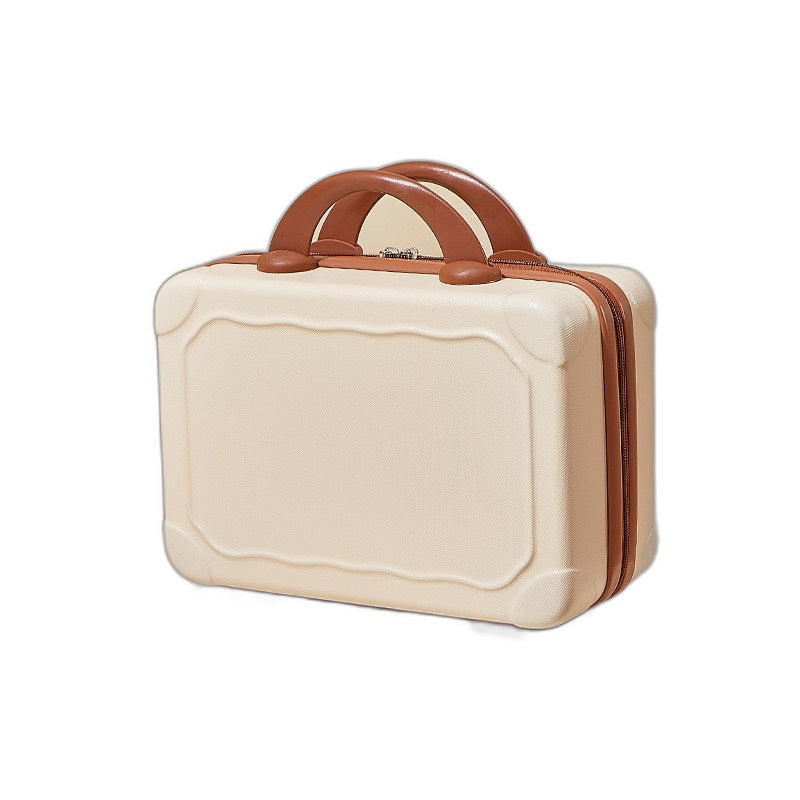 Suitcase cosmetic bags + Zipper