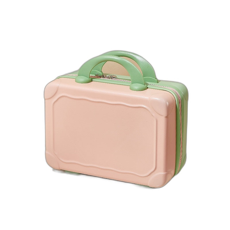 Suitcase cosmetic bags + Zipper