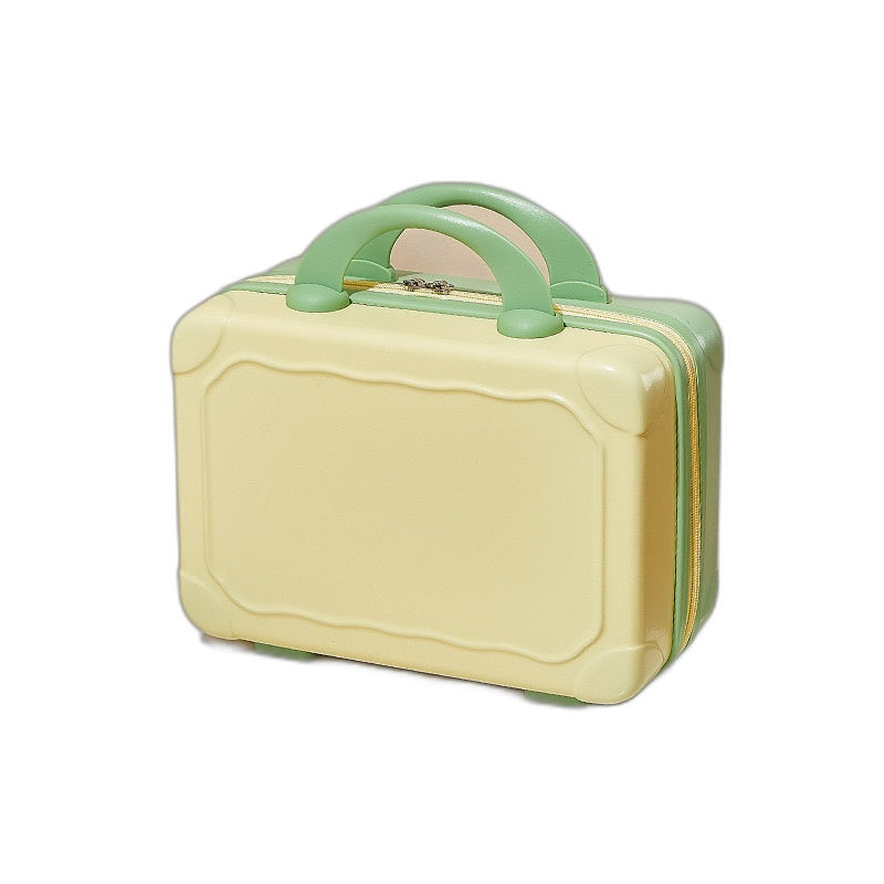 Suitcase cosmetic bags + Zipper