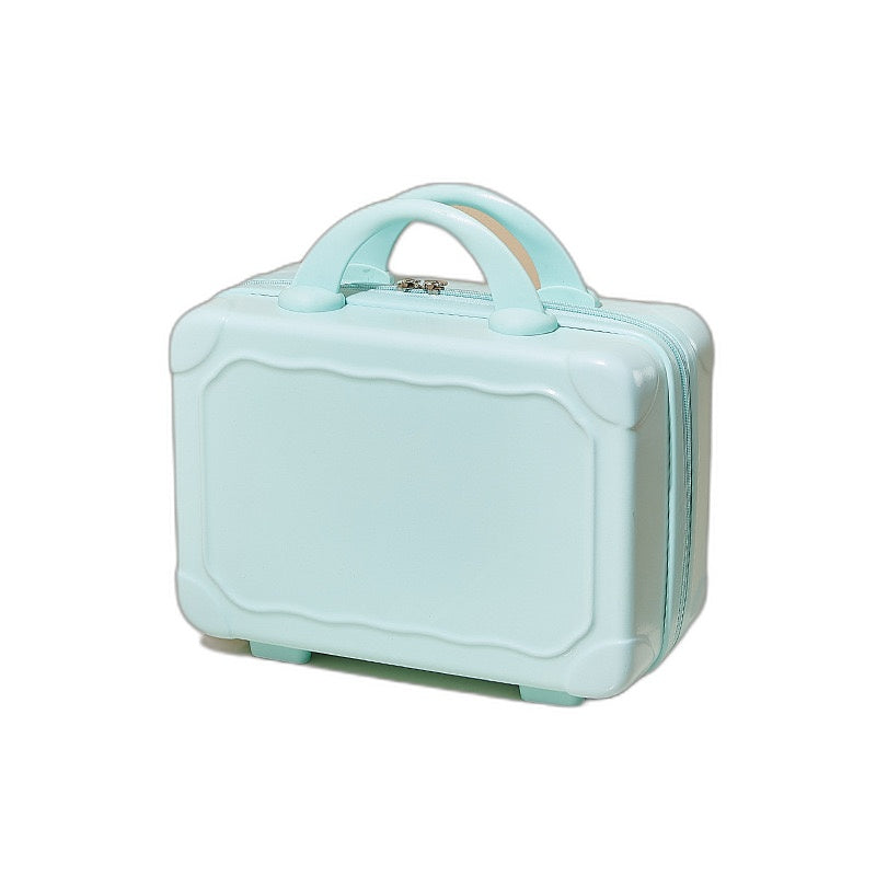 Suitcase cosmetic bags + Zipper