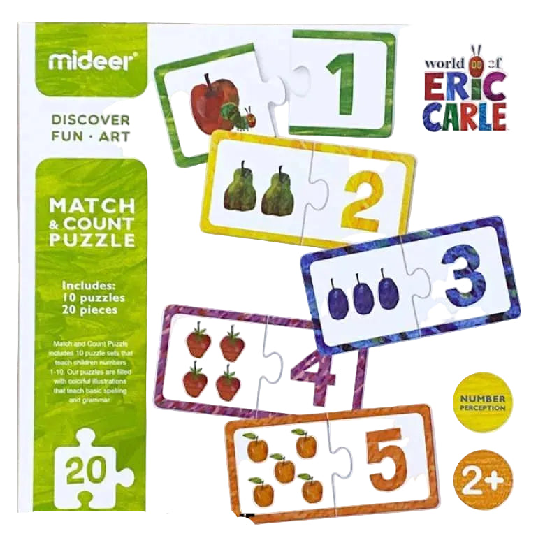 MiDeer Eric Carle Color Matching Puzzles