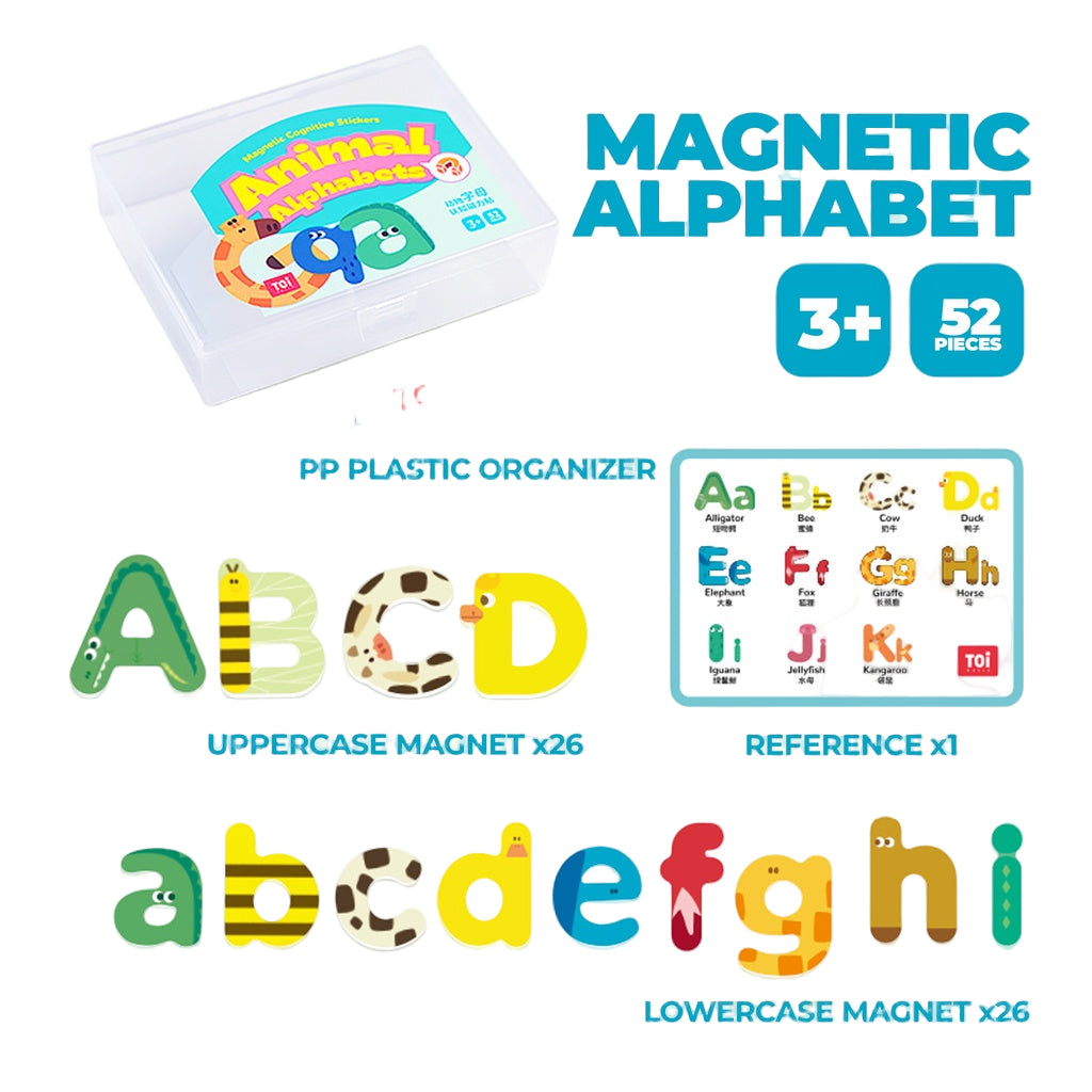 TOi World Magnetic Number and Letter Magnets Educational Toys