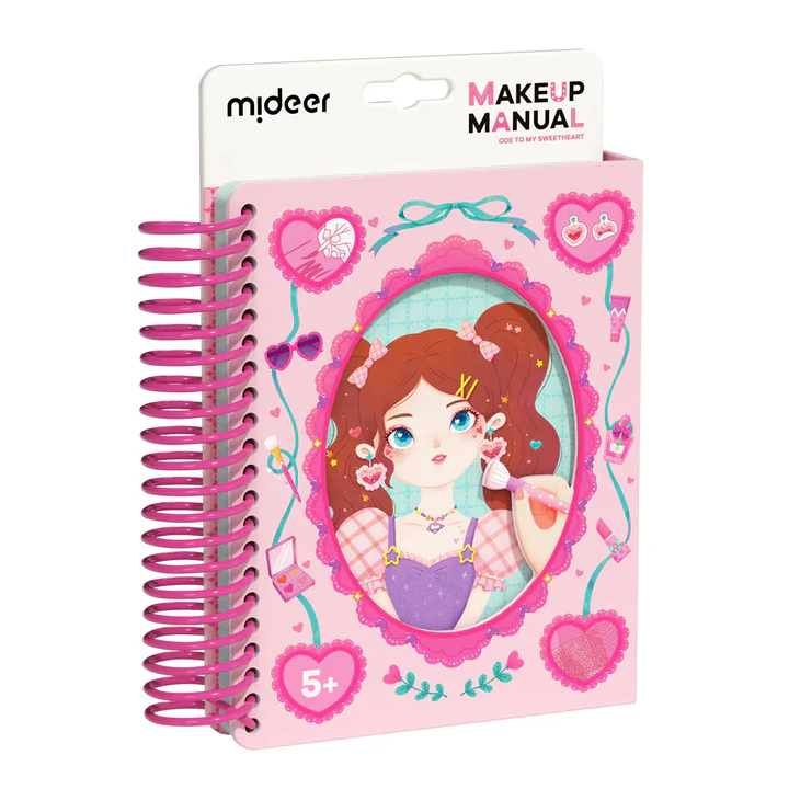 MiDeer Makeup Manual for Kids Collage Sticker Book