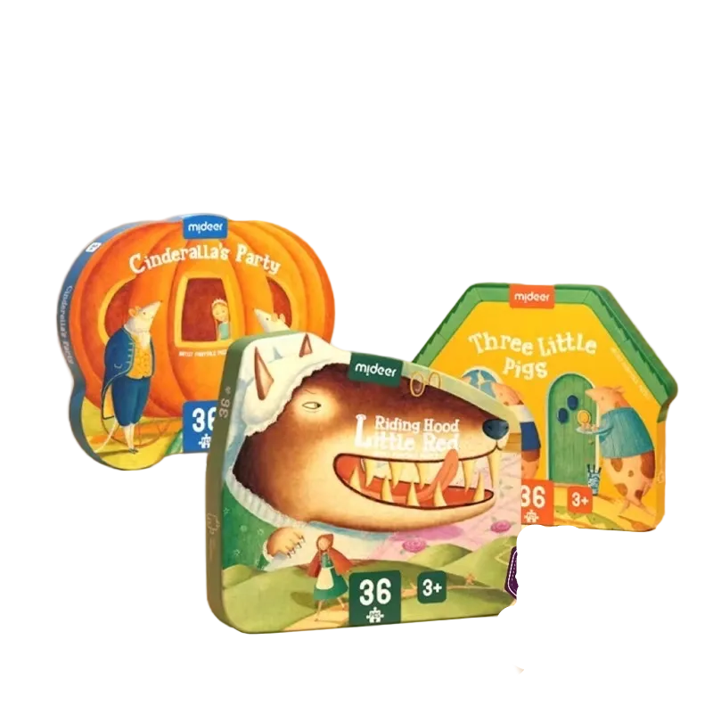 MiDeer Artist's Fairy Tale Puzzle Story/Drawing Book for Kids Educational Toys