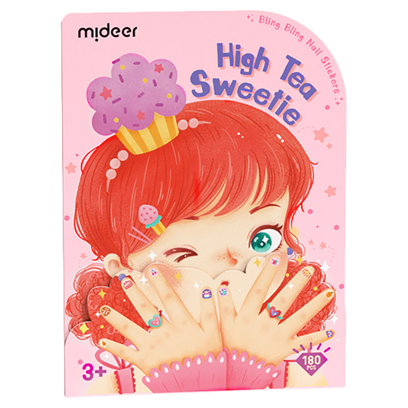 MiDeer 180pcs Bling Bling Nail Stickers for Kids