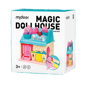 MiDeer Mini Magic Dollhouse w/ Lights and Music for Kids