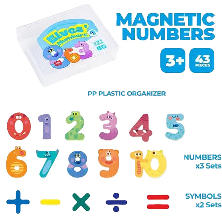 TOi World Magnetic Number and Letter Magnets Educational Toys